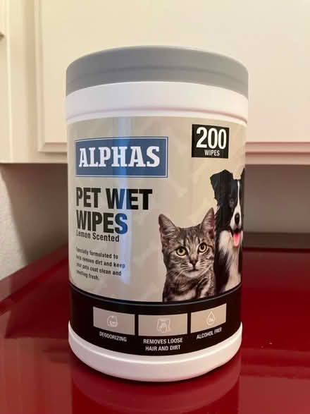 Photo of free Alphas Lemon Pet wet wipes (Northeast Morgan Hill) #1