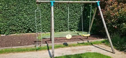 Photo of free PLUM wooden swing set (Horsham) #1