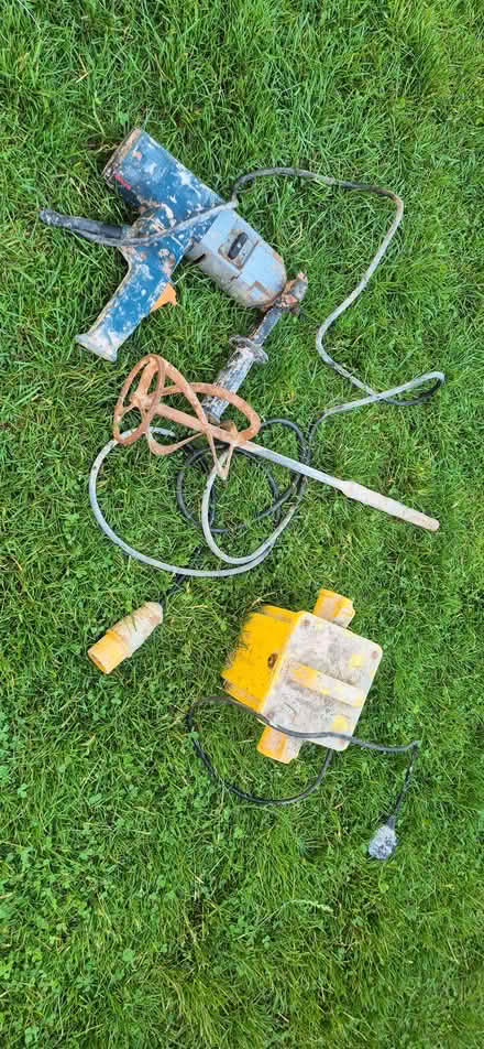 Photo of free Bosch plaster mixing drill & transformer (Northchurch HP4) #1