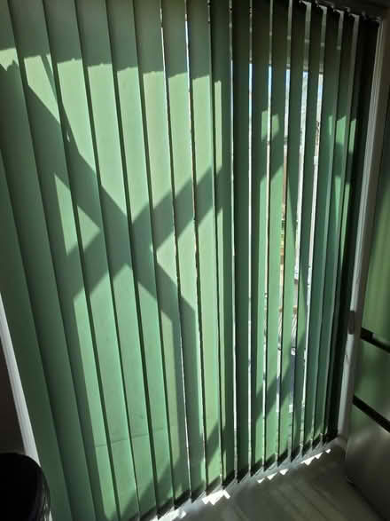 Photo of free Green vertical blinds SLATS only (Emerson Valley MK4) #1