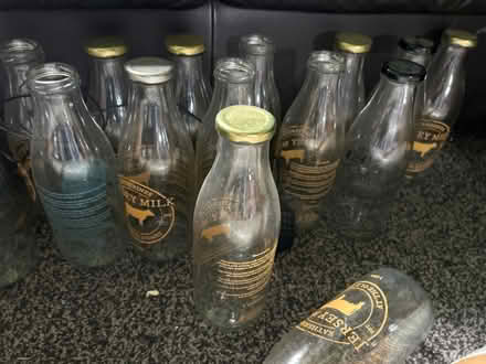 Photo of free Glass milk bottles (Croglin CA4) #1
