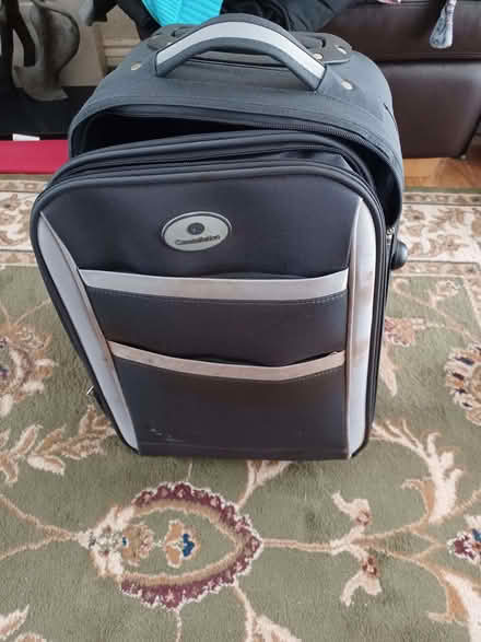 Photo of free Small grey wheeled suitcase (Hazel Grove SK7) #1