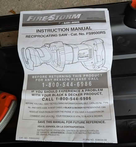 Photo of free Reciprocating Saw (New Paltz) #2