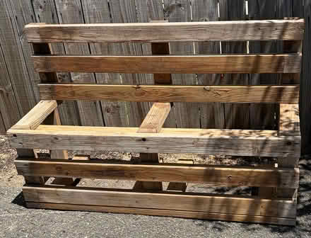 Photo of free Outdoor Wooden Bench (Elm street opposite Aquavia rd) #1