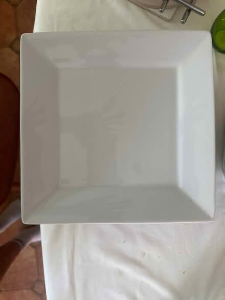 Photo of free 6 large square dinner plates (Epping, CM16) #1