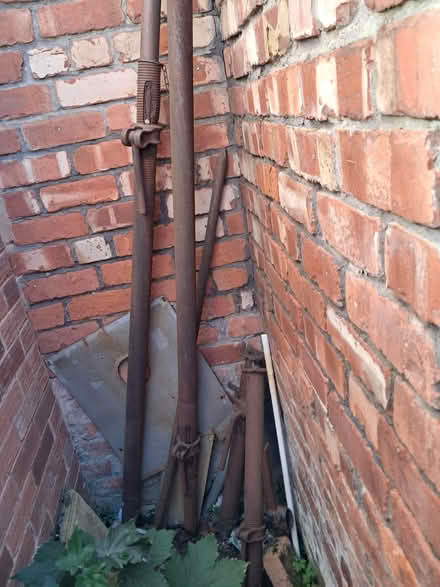 Photo of free Rusted metal props (Birkenhead park area) #1
