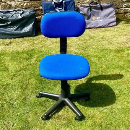 Photo of free New Blue office chair (2 avail) (Wetherby LS22) #3