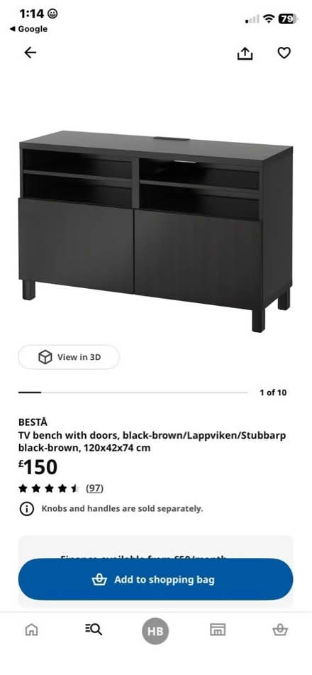 Photo of free Craft stuff and tv unit and office chair (Ditherington SY1) #3