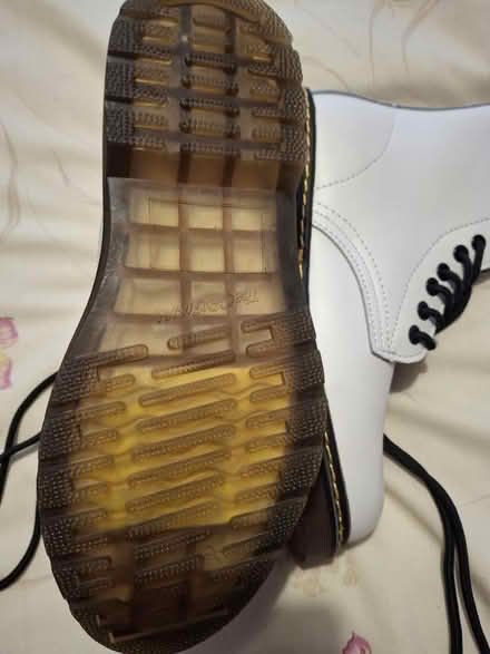 Photo of free White Leather Like DMs Size 5 (M32 Stretford) #3