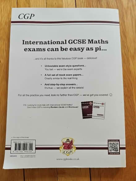 Photo of free Edexcel GCSE higher maths revision workbook (Bordon GU35) #2