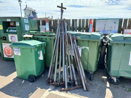 Photo of free metal scaffolding type poles (Aldeburgh IP15) #1