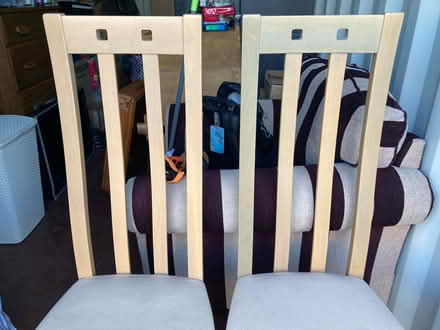 Photo of free 2 Dining chairs (Swindon SN2 barnfield road) #4