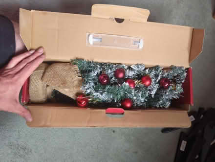 Photo of free 2ft Pre-Lit Snowy Christmas Tree (CT1) #2