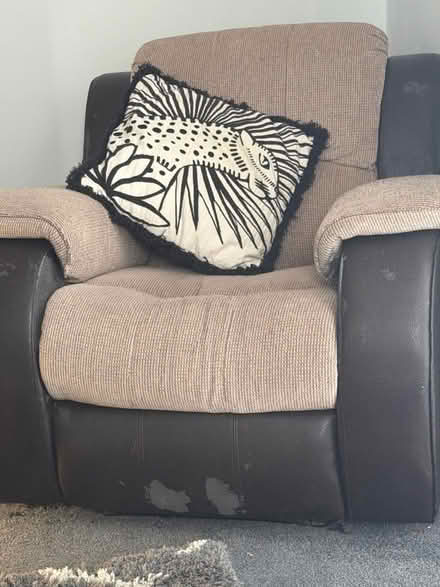 Photo of free Two reclining chairs one recliner works really comfortable (Jumpers Corner BH23) #1