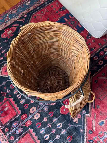 Photo of free Wicker laundry basket (Carrboro south of Hwy 54) #2