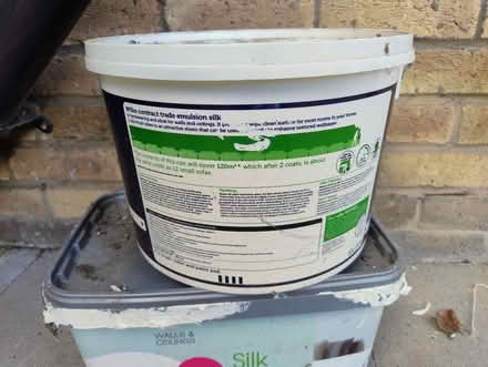 Photo of free Almost full silk white emulsion (M33 sale) #1