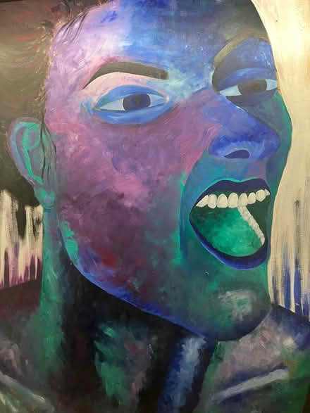 Photo of free Large painting on wood (Coulsdon, nr, train station) #1