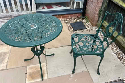 Photo of free Garden chair and table metal (Tivoli GL50) #1