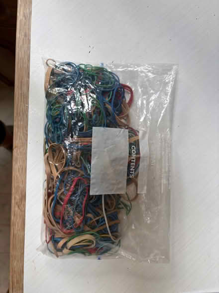 Photo of free Big bag of assorted rubber bands (Royal Leamington Spa CV31) #1