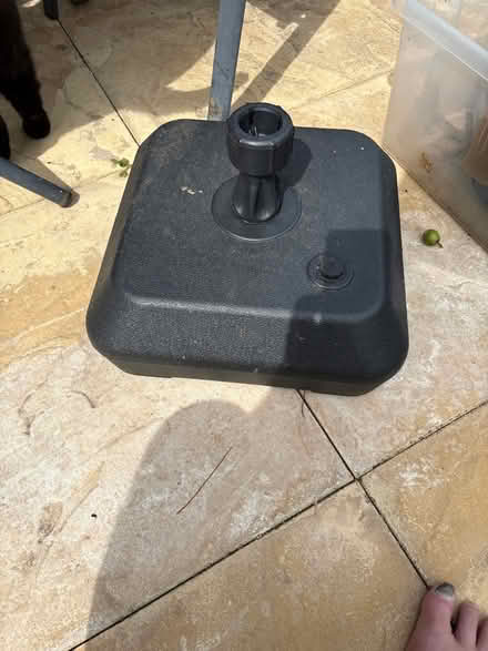 Photo of free Base for garden parasol (Prestbury GL52) #1