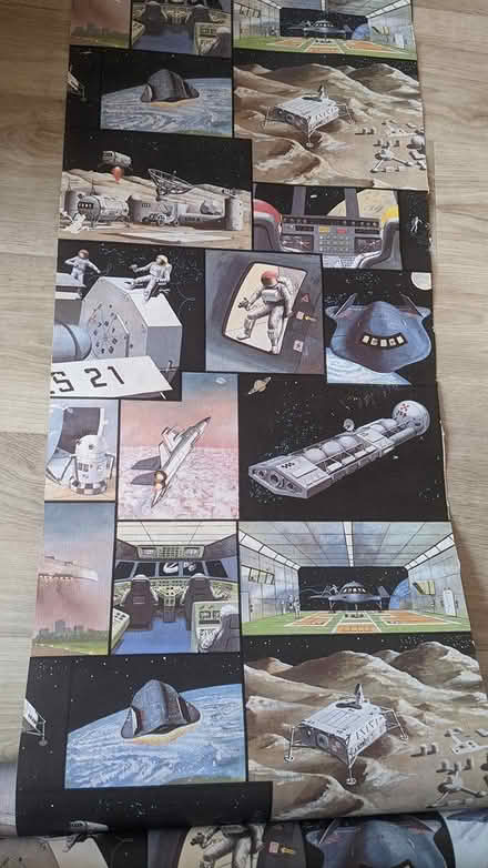 Photo of free Vintage space wallpaper (west side of Horsham) #1