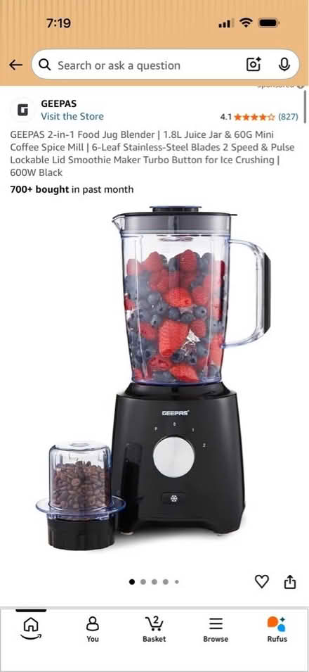 Photo of chopper, a good and strong blender (Bournemouth BH2) #3