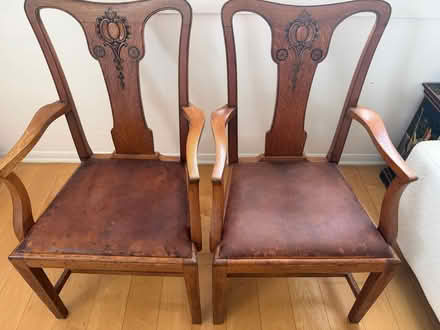 Photo of free 6 Georgian dining chairs (Wornington Green W10) #1
