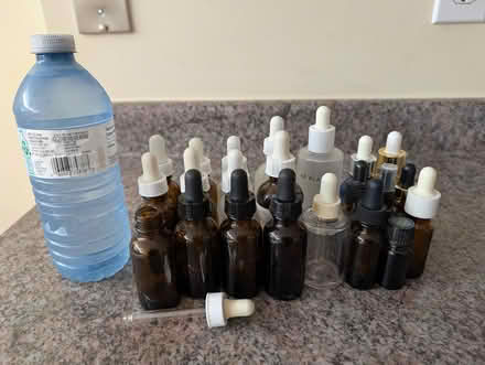 Photo of free Glass dropper bottles - used (Streetsville) #1