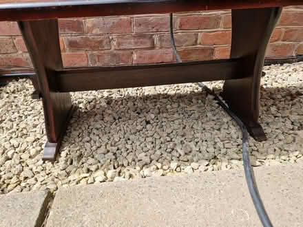 Photo of free Long solid wood coffee table (Rochford WR15) #2