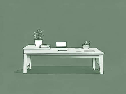 Photo of IKEA desk with drawers (Huntingtower PH1) #1