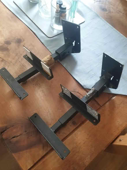 Photo of free Adjustable wall mounted speaker brackets (Denton M34) #2