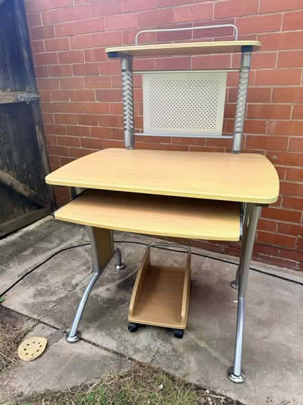 Photo of free Computer desk with base unit caddy (Fulwood - PR2 3) #1