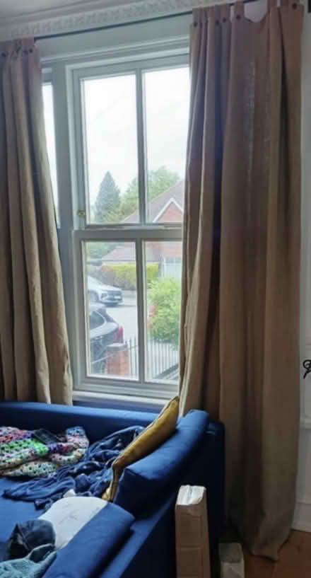 Photo of free Hessian curtains (Rubery B45) #1