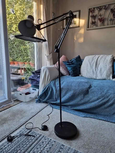 Photo of free Black floor standing lamp (Monkwick CO2) #1