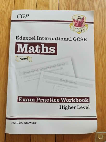 Photo of free Edexcel GCSE higher maths revision workbook (Bordon GU35) #1