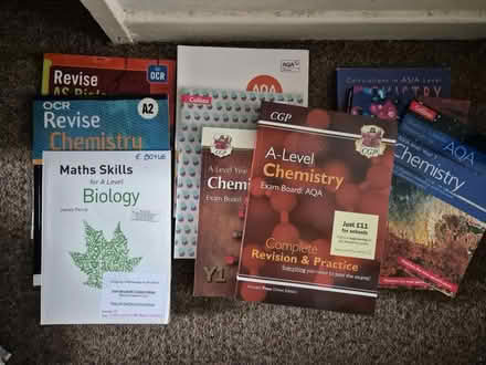 Photo of free A Level Chemistry and Biology books (Wolverhampton WV10) #1