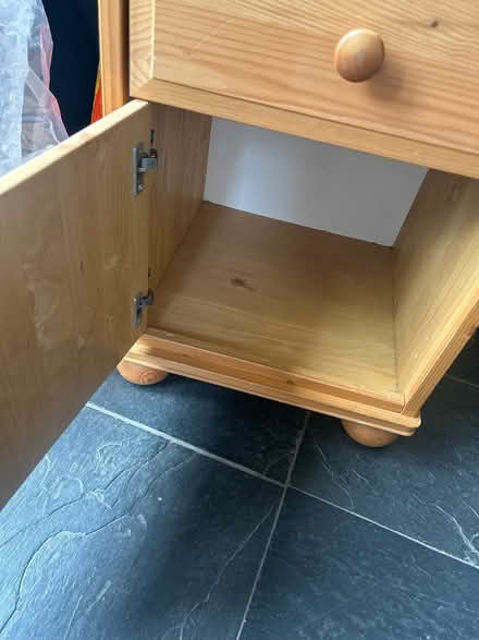 Photo of free Pine bedside cupboard (Pontypool) #2