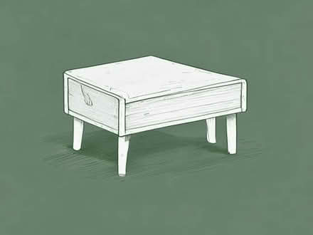 Photo of oak bedside table/draws (Waddington LN5) #1