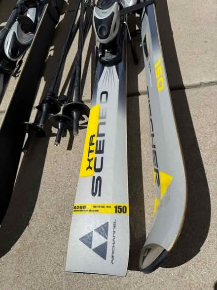 Photo of free 2 pairs of skis and poles (Coronado) #2