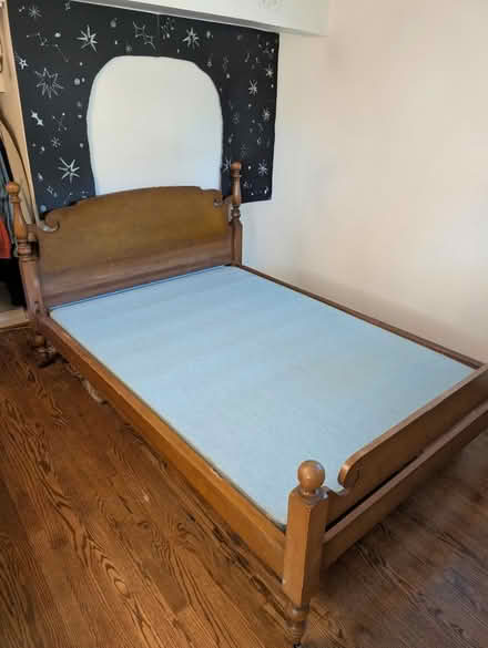 Photo of free Antique queen bed frame (Takoma Park/Silver Spring) #1