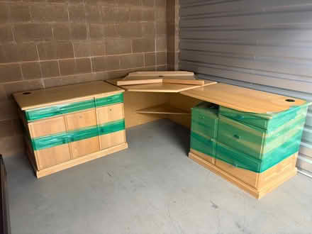 Photo of free corner maple desk (near Nut Tree Airport) #1