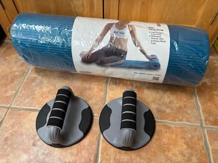 Photo of free Fitness/Yoga mat and push up handles (Chells Manor SG2) #1
