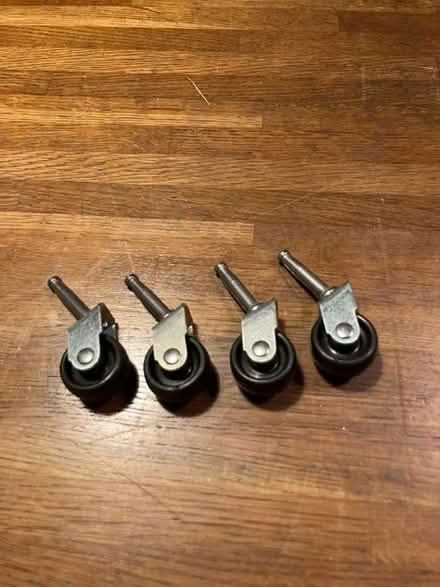 Photo of free 4 small casters (Weston Park BA1) #1