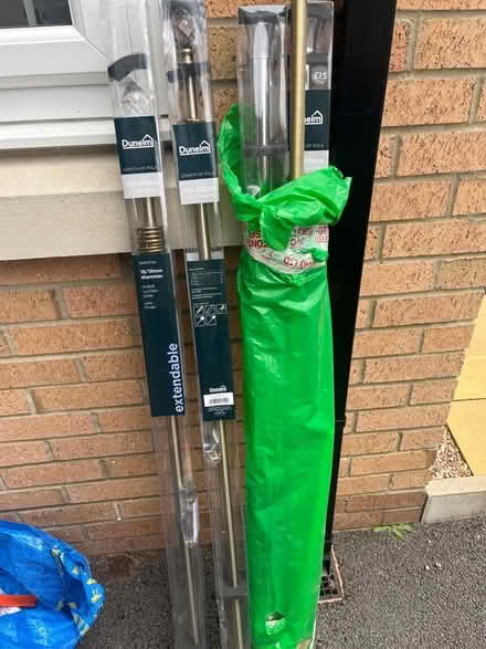 Photo of free Brand new curtain poles extendable (Mold CH7) #1