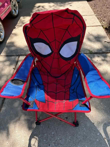 Photo of free Spiderman-themed kid camping chair (Elkridge (near Deep Run ES)) #1