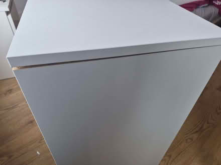 Photo of free White desk with open shelf (East Acton W3) #4