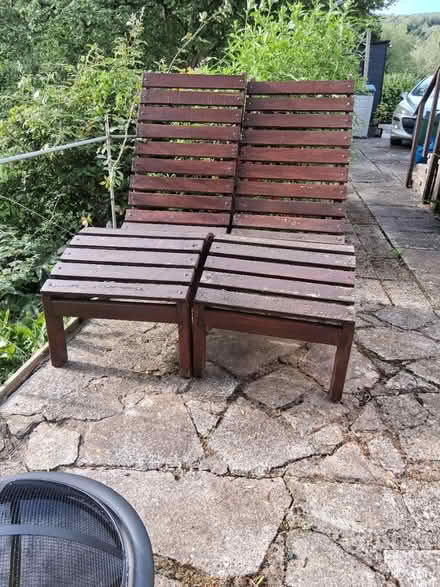 Photo of free Garden seats (Ba51bw) #1