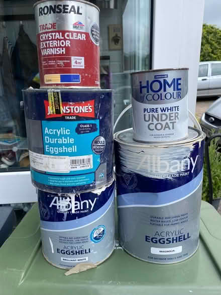 Photo of free Part used tins of paint (Havant PO9) #1