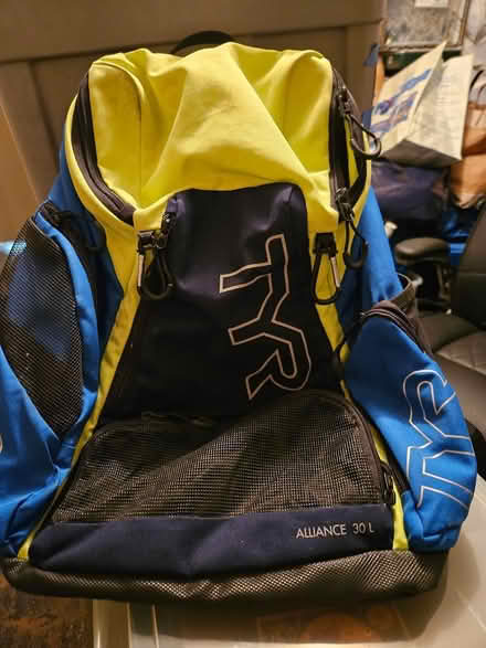 Photo of free Backpack, table, plastic drawers (Campbell near Pruneyard) #1