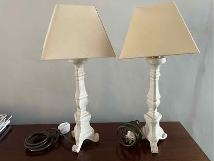 Photo of free 2 Shabby Chic Lamps (Mitcham's Corner CB4) #1